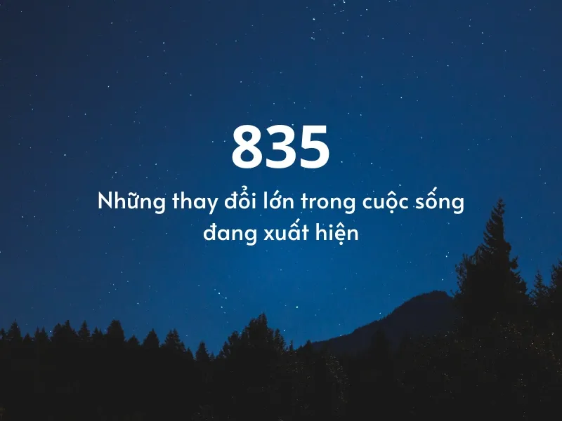 835 là gì? Giải mã ý nghĩa con số 835 trong tình yêu, cuộc sống 1