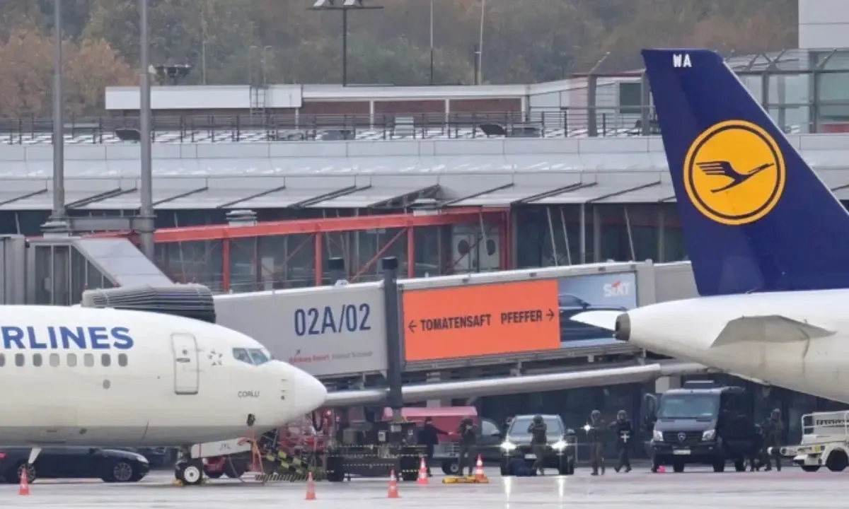 Đức bắt kẻ bắt cóc con tin gây náo loạn sân bay Hamburg 1