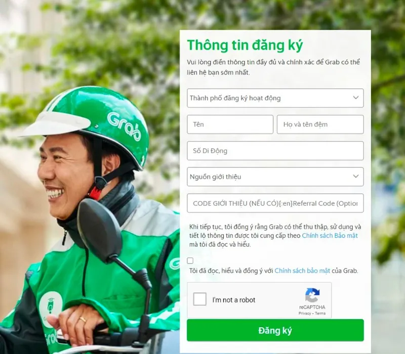 Cách đăng ký chạy Grab xe máy online tăng thu nhập dễ dàng 3