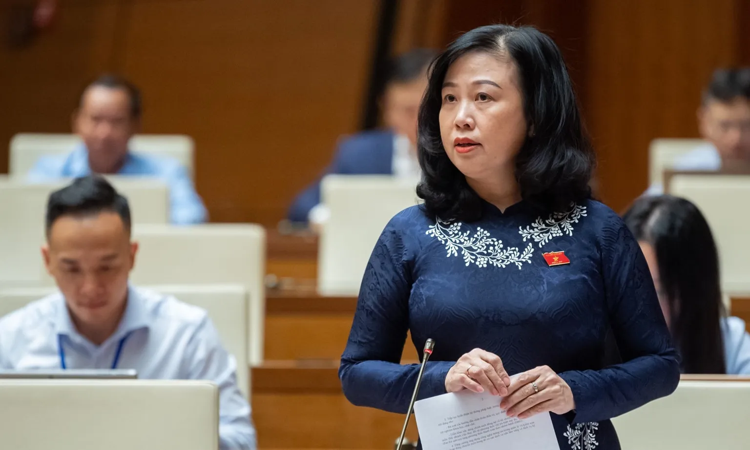  Bộ trưởng Bộ Y tế Đào Hồng Lan trả lời chất vấn