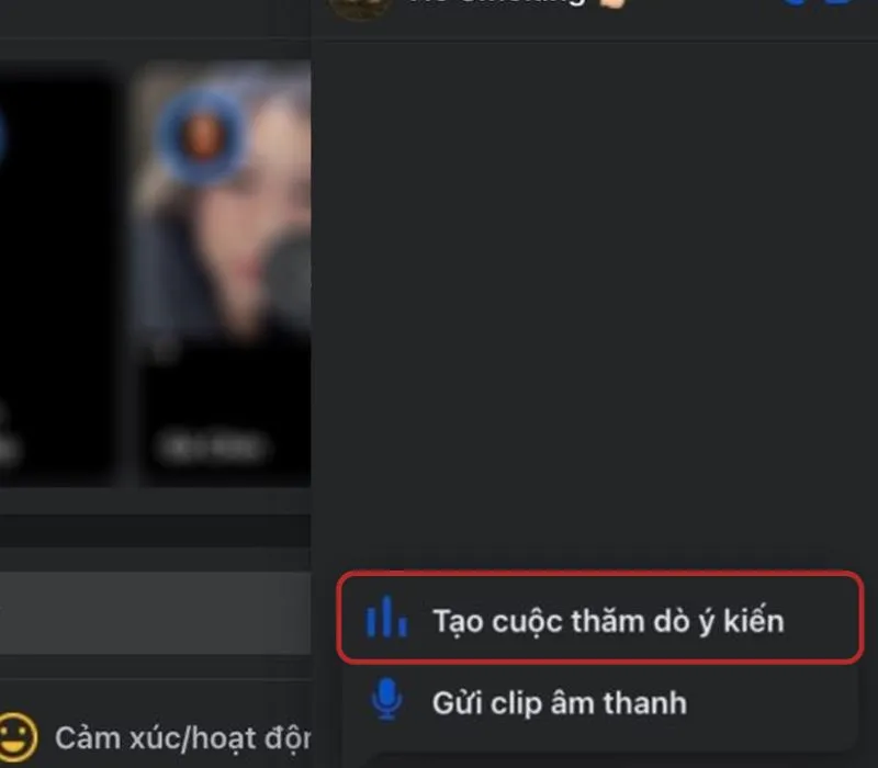 Hướng dẫn cách tạo bình chọn trên Messenger nhanh chóng 9