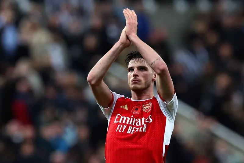 Declan Rice tiết lộ thông điệp từ Mikel Arteta - Ảnh: Internet