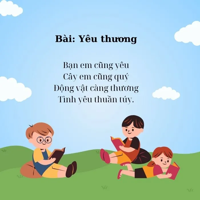 52 bài thơ giáo dục đạo đức cho trẻ hay và dễ thuộc 3