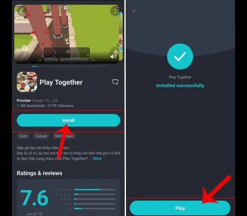 Hướng dẫn cách tải Play Together trên điện thoại và máy tính 11