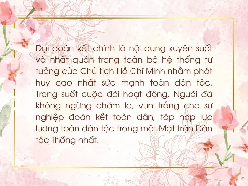 Mẫu diễn văn, phát biểu Ngày hội Đại đoàn kết hay nhất 3