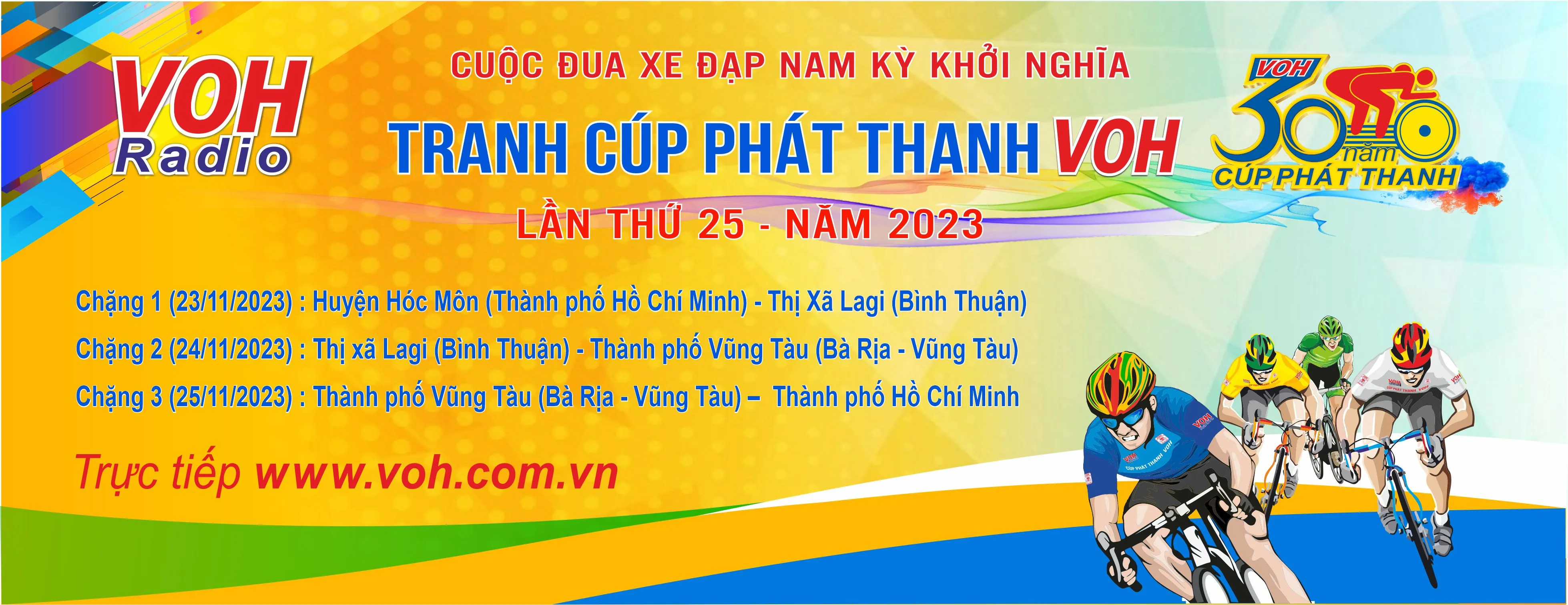 Kỷ niệm 30 năm Cuộc đua Xe đạp Nam Kỳ Khởi Nghĩa - Tranh Cúp Phát thanh VOH lần thứ 25 2