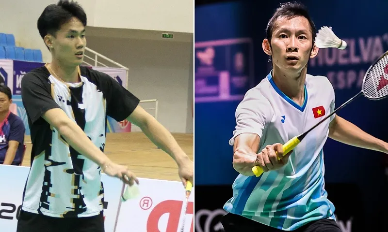 Nguyễn Tiến Tuấn ngược dòng hạ Tiến Minh để lên ngôi vô địch Giải cầu lông quốc gia 2023