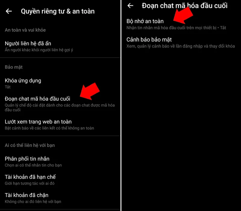 Hướng dẫn cách tắt mã hóa đầu cuối trên Messenger 4