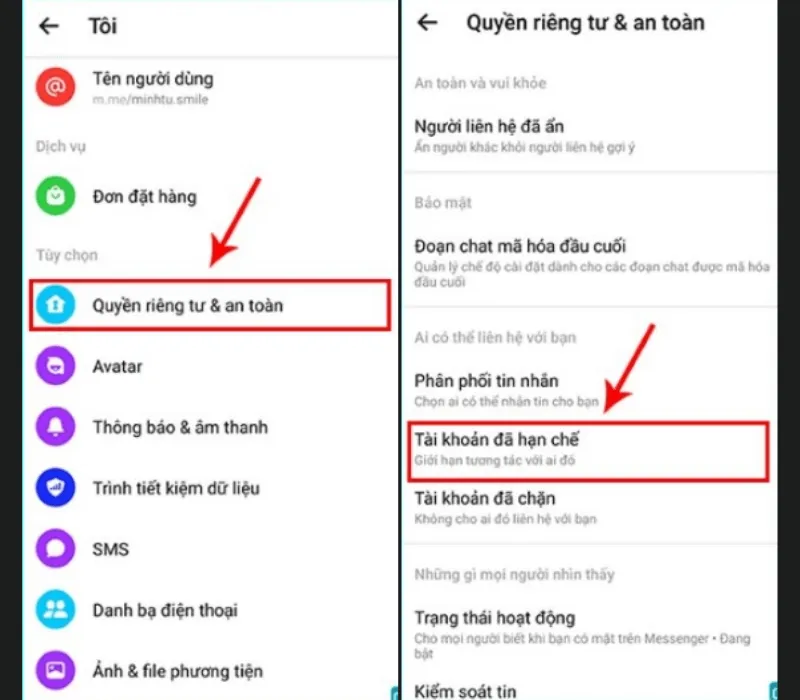 Cách bỏ hạn chế trên Messenger? Hướng dẫn chi tiết 12