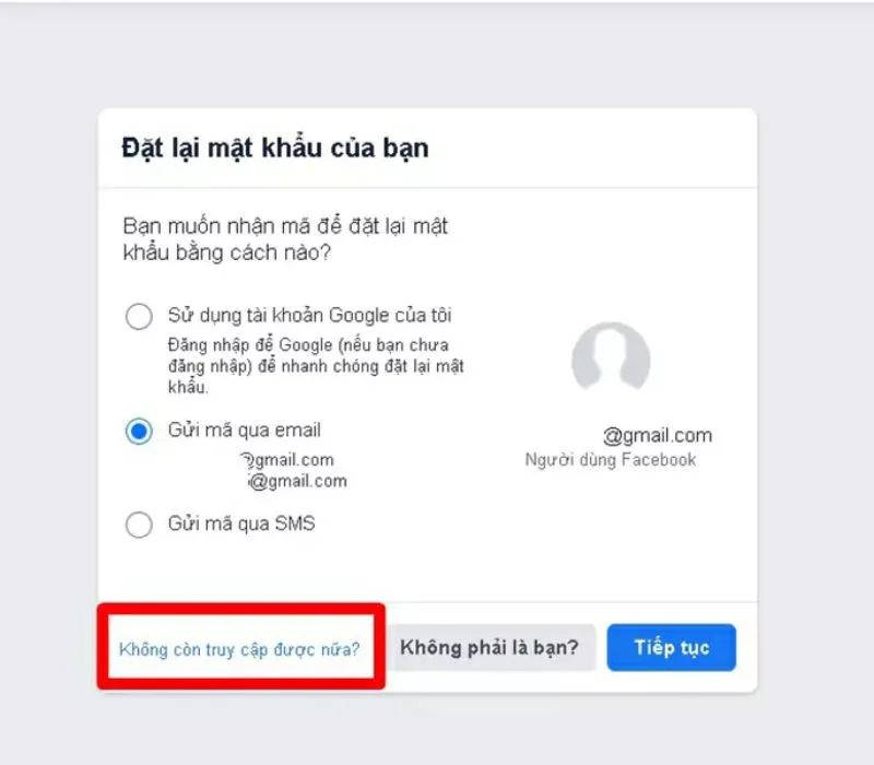 Hướng dẫn cách lấy lại mật khẩu facebook bằng Messenger 1