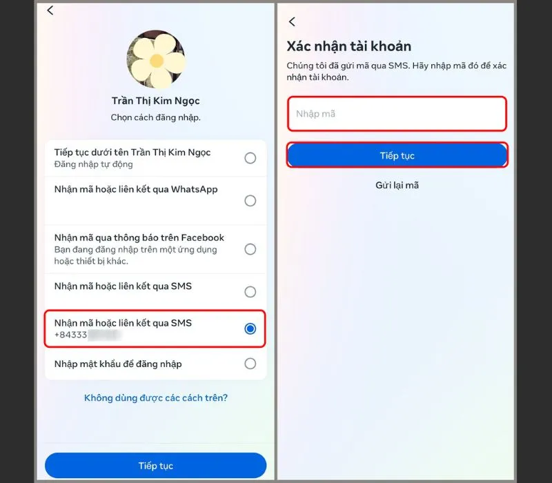 Hướng dẫn cách lấy lại mật khẩu facebook bằng Messenger 8