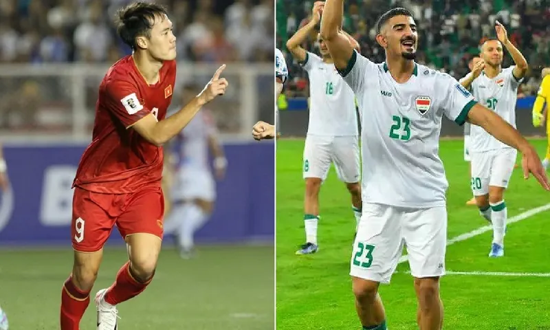 Lịch thi đấu Vòng loại World Cup 2026 hôm nay: Tuyển Việt Nam vs Iraq (19h00 ngày 21/11)