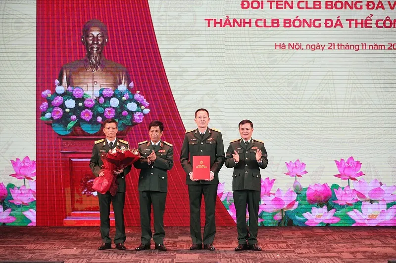 CLB Viettel chính thức đổi tên thành Thể Công - Viettel từ mùa giải 2023/2024