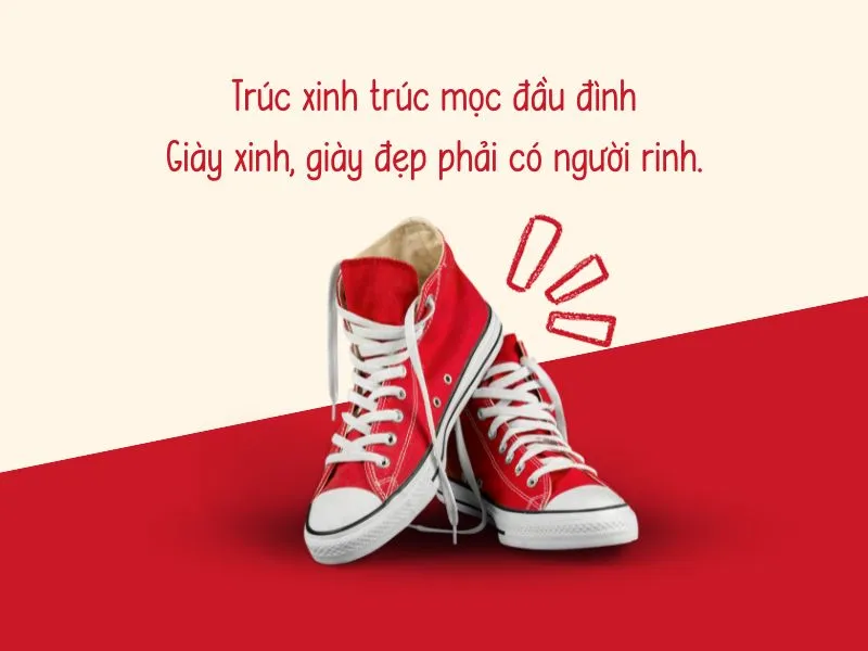 Top stt bán giày thú vị, hài hước “hút” khách 2