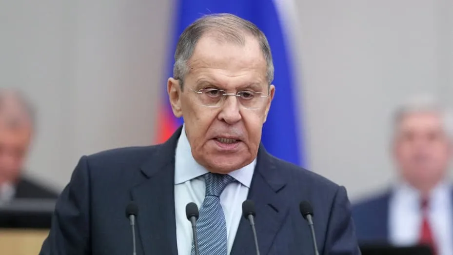 Ngoại trưởng Nga Sergei Lavrov - Ảnh: CNBC