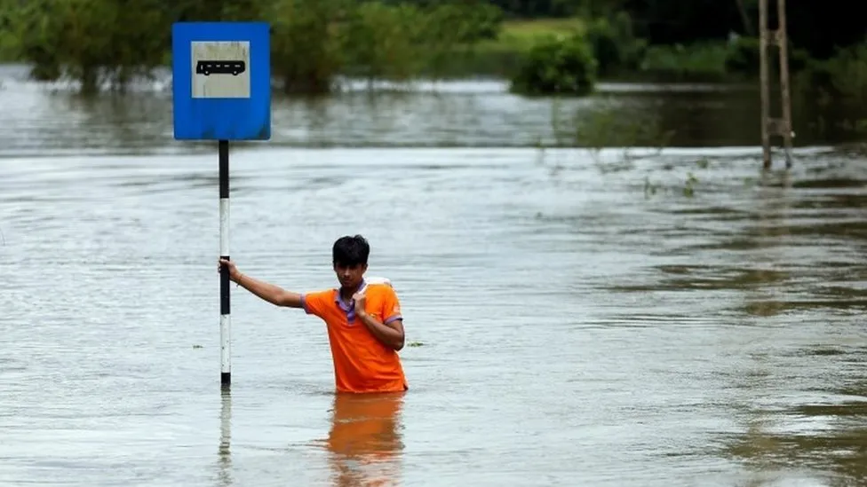 Sri Lanka thường xuyên chịu ảnh hưởng bởi biến đổi khí hậu - Ảnh: BBC