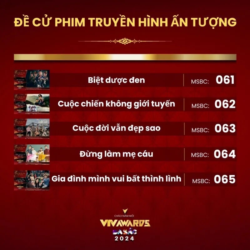 VTV Awards 2023: Cuộc đua hấp dẫn của những ngôi sao 5