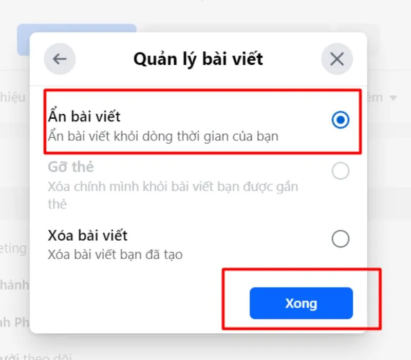 Cách ẩn hết bài viết trên Facebook theo mốc thời gian riêng tư 12