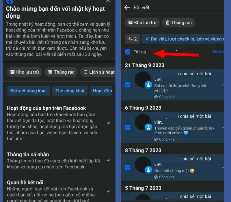 Cách ẩn hết bài viết trên Facebook theo mốc thời gian riêng tư 4