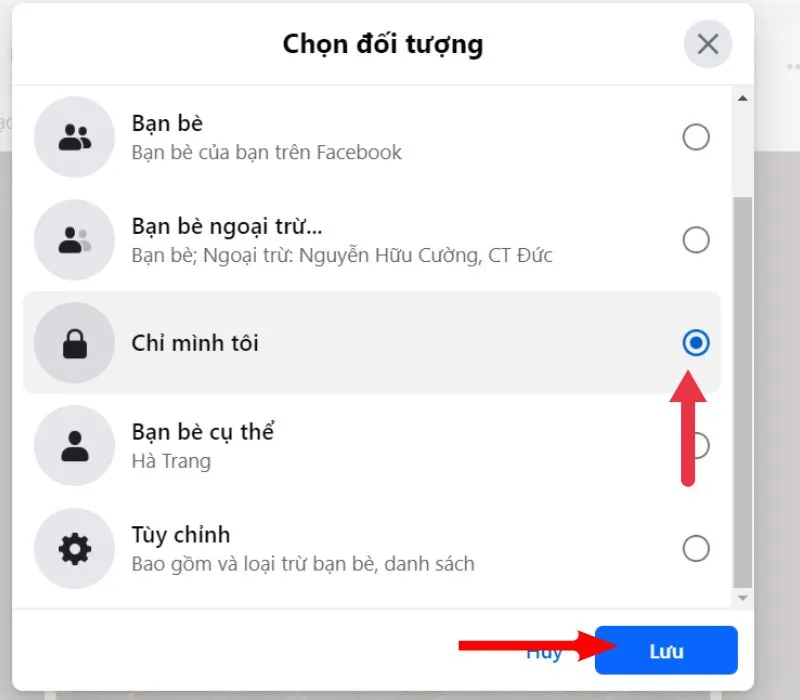 Cách ẩn hết bài viết trên Facebook theo mốc thời gian riêng tư 8