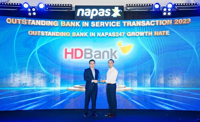 HDBank dẫn đầu tốc độ tăng trưởng số lượng giao dịch NAPAS 247 1