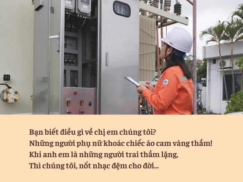 37 bài thơ về thợ điện - những “người lính áo cam” tận tâm với nghề 4