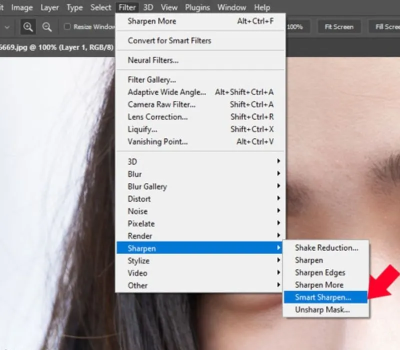 Hướng dẫn cách làm nét ảnh trong Photoshop cho người mới 13