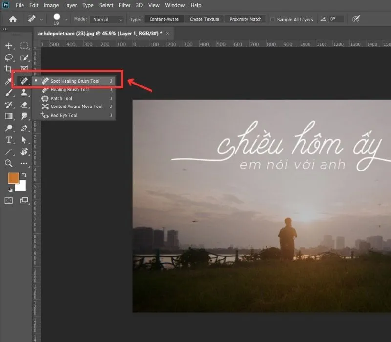 4 Cách xóa chữ trong Photoshop nhanh chóng, chuyên nghiệp 1