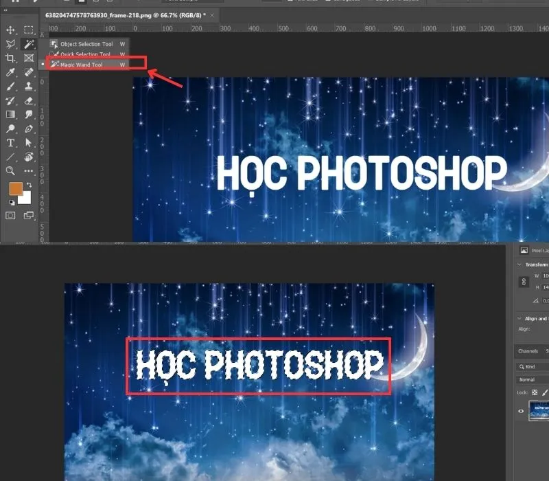 4 Cách xóa chữ trong Photoshop nhanh chóng, chuyên nghiệp 4