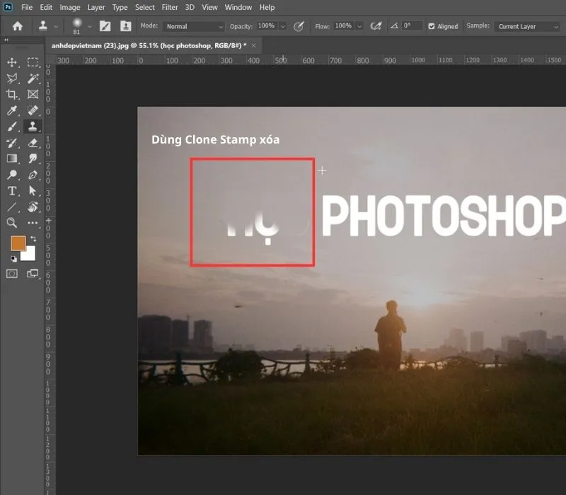 4 Cách xóa chữ trong Photoshop nhanh chóng, chuyên nghiệp 9