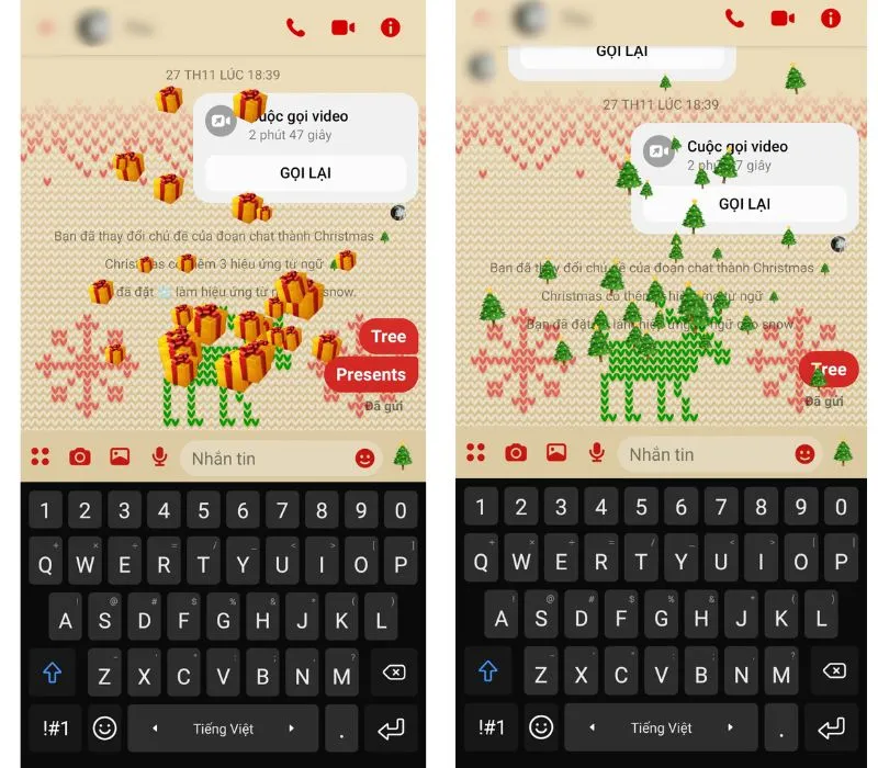 Cách cài đặt chủ đề Giáng sinh trên Messenger để cuộc trò chuyện thú vị 6