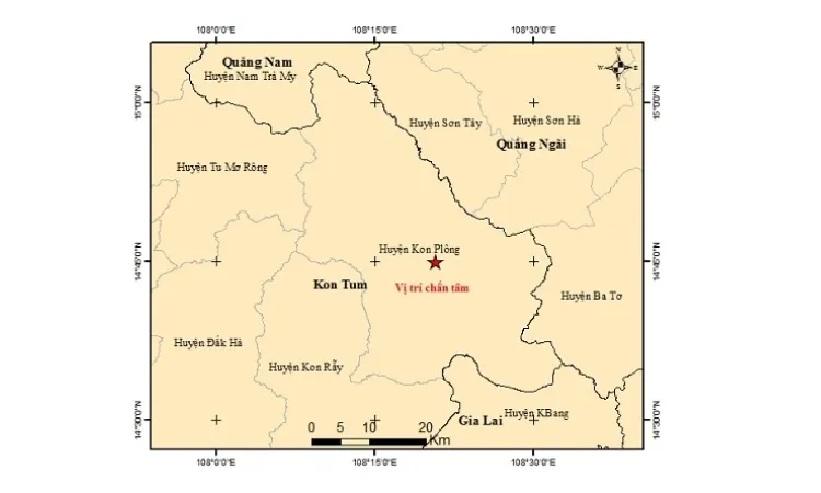 Kon Tum lại xảy ra động đất 1