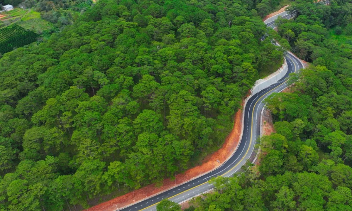 Đèo Prenn cửa ngõ Đà Lạt thông tuyến 3km đầu tiên