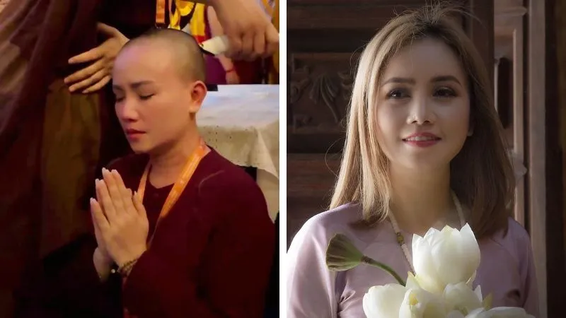 Diễn viên Hoàng Yến và 4 cuộc hôn nhân đổ vỡ trước khi xuống tóc, cuộc sống hiện tại ra sao? 1