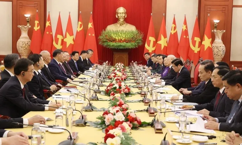 Tổng Bí thư Nguyễn Phú Trọng hội đàm với Tổng Bí thư, Chủ tịch nước Trung Quốc Tập Cận Bình 3