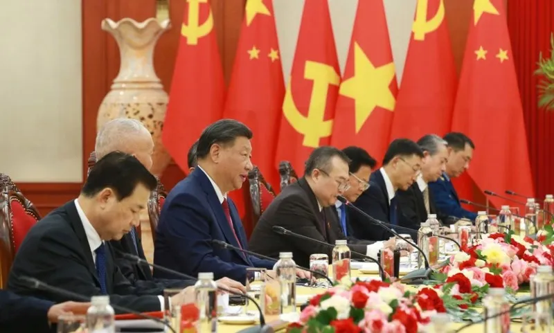 Tổng Bí thư Nguyễn Phú Trọng hội đàm với Tổng Bí thư, Chủ tịch nước Trung Quốc Tập Cận Bình 4