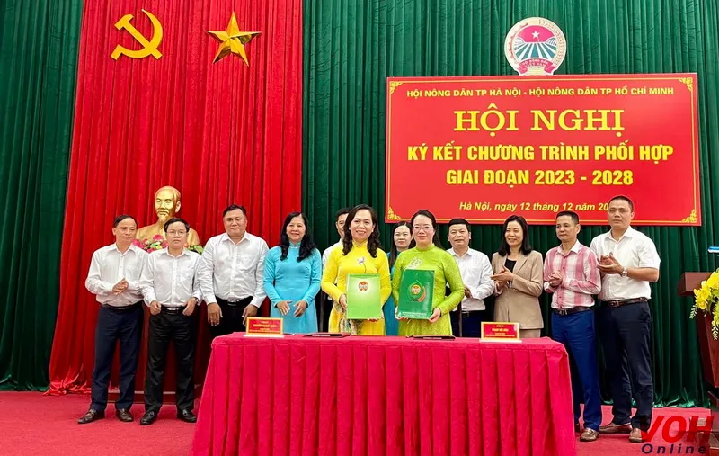 Hội Nông dân TPHCM ký kết phối hợp cùng Hội Nông dân Hà Nội 1