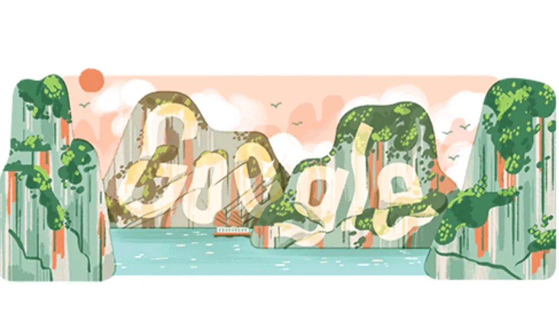 Google Doodle tôn vinh Vịnh Hạ Long 1