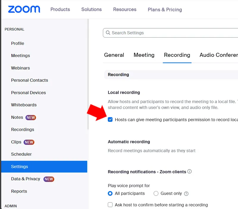 Hướng dẫn cách record trên Zoom đơn giản nhất 3