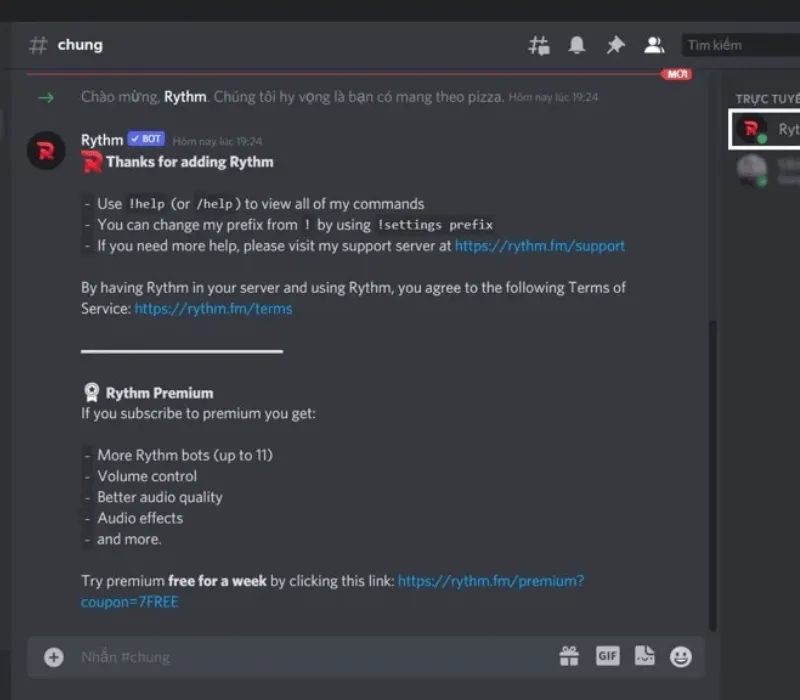 Cách add bot nhạc vào Discord mới nhất 2023 7