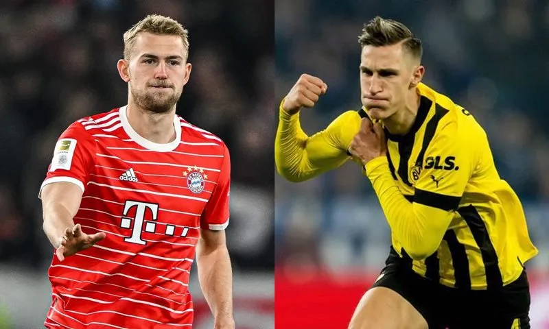 Nico Schlotterbeck và Matthijs de Ligt là mục tiêu chuyển nhượng của Arsenal. Ảnh: Internet