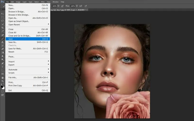 Bật mí cách làm mịn da trong photoshop siêu đẹp và tự nhiên 10