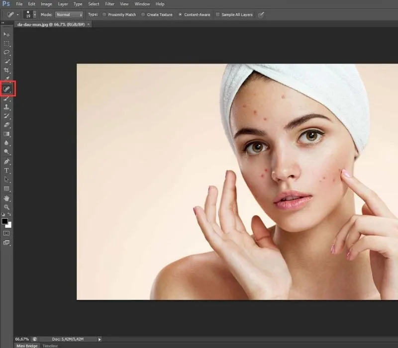 Bật mí cách làm mịn da trong photoshop siêu đẹp và tự nhiên 12