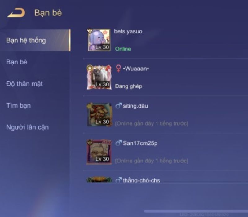 2. Tại sao cần xóa bạn bè hệ thống?