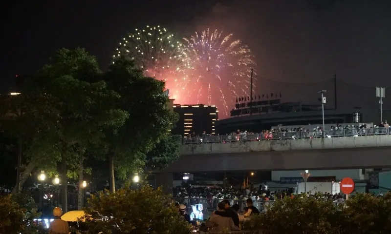 Pháo hoa rực rỡ mừng năm mới 2024 5