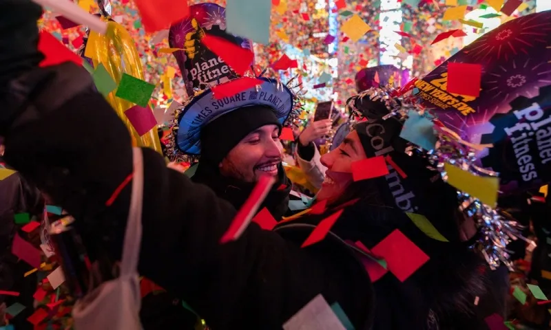 1 triệu người đón năm mới ở Quảng trường Thời Đại 1