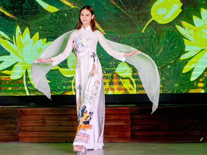 “Phù thuỷ áo dài” Tạ Linh Nhân: Người nâng tầm áo dài Việt vươn ra thế giới 5