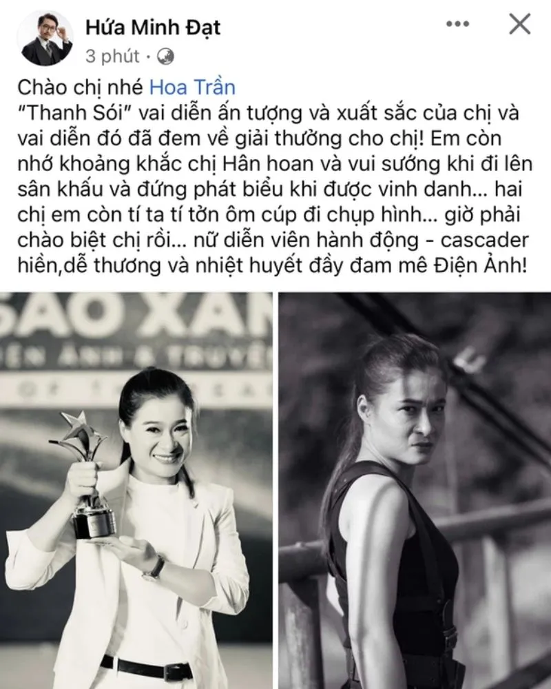 Nghệ sĩ Vbiz đau lòng nói lời tiễn biệt diễn viên “Thanh Sói” Thanh Hoa 3