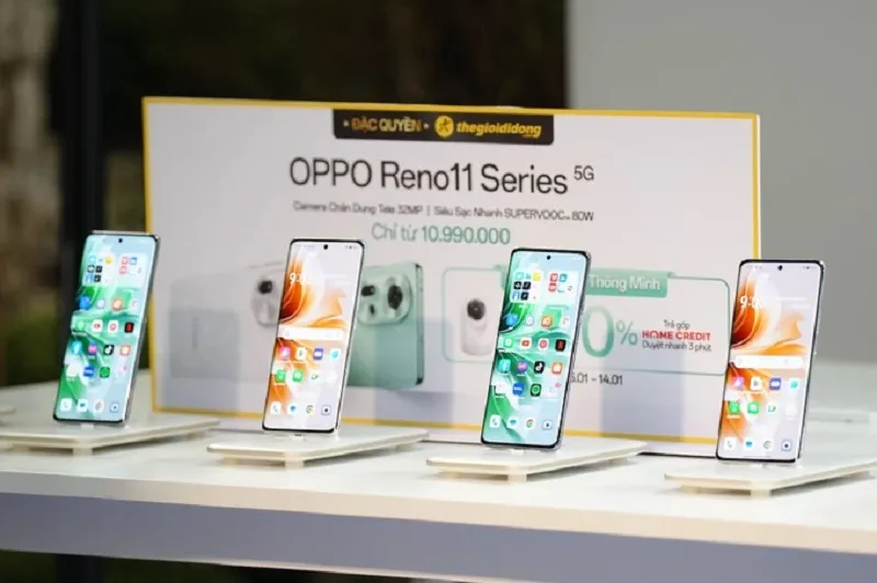 OPPO Reno11 Series được Thế Giới Di Động mở bán đặc quyền 1