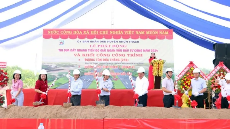 Đồng Nai: Khởi công dự án giao thông ngàn tỷ tại huyện Nhơn Trạch 1